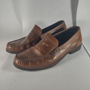 Cole Haan Classic Brown Leather Pinch Penny Loafer C27939 Men's Size 10.5M